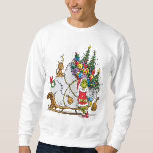 Grinch Stole Book Christmas Hoodies & Sweatshirts
