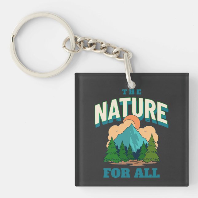 Classic The Nature for All Keychain (Front)