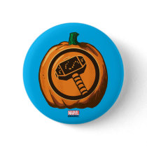 Classic Thor Logo Jack-o-lantern Button