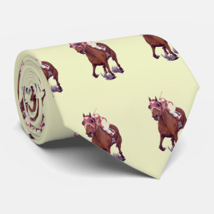 Classic Thoroughbred Horse Neck Tie