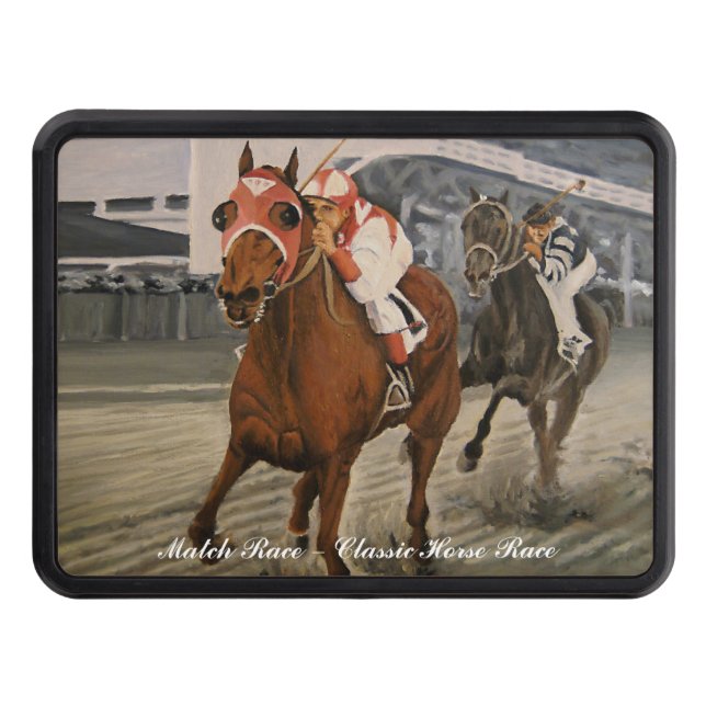 Classic Thoroughbred Race Horse Wins Hitch Cover (Front)