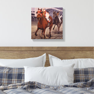 Classic Thoroughbred, Victorious Canvas Print