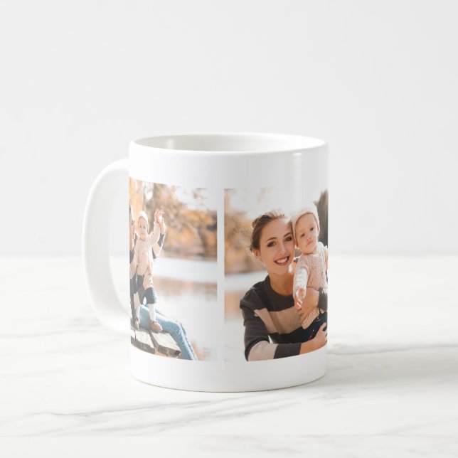 Classic Three Photo Collage Mug (Front Left)