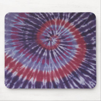 Classic Tie Dye Swirl Mouse Pad