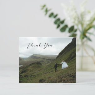Classic Timeless Budget Wedding Thank You Card