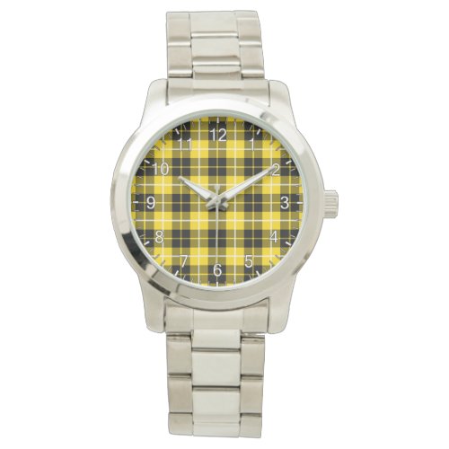 Classic Timeless Clan Barclay Tartan Plaid Gift Watch