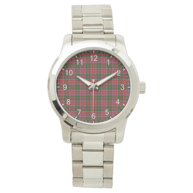 Classic Timeless Clan Blackford Tartan Plaid Gift  Watch (Front)