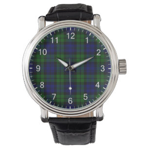 Classic Timeless Clan Campbell Tartan Plaid Gift Watch