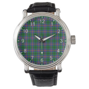 Classic Timeless Clan Carmichael Tartan Plaid Gift Watch