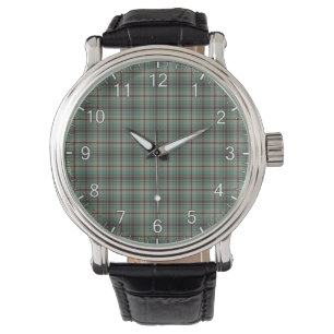 Classic Timeless Clan Craig Tartan Plaid Gift  Watch