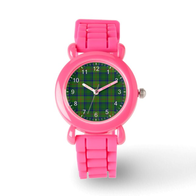 Classic Timeless Clan Cranstoun Hunting Tartan Pla Watch (Front)