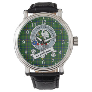 Classic Timeless Clan Cranstoun Modern Badge Tarta Watch