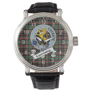 Classic Timeless Clan Cumming Hunting Ancient Badg Watch