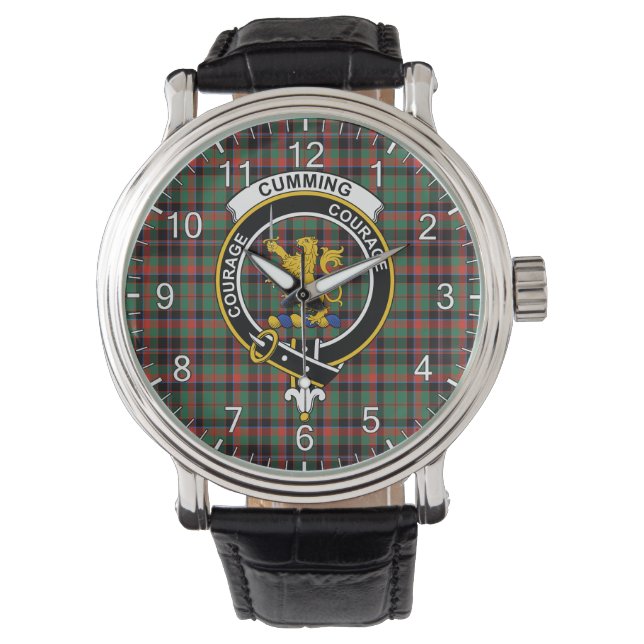 Classic Timeless Clan Cumming Hunting Ancient Tart Watch (Front)