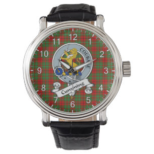 Classic Timeless Clan Cumming Modern Badge Tartan  Watch