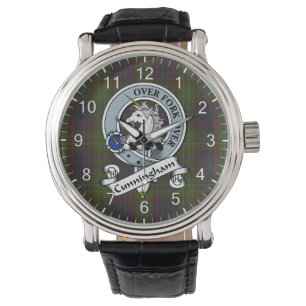 Classic Timeless Clan Cunningham Hunting Badge Tar Watch