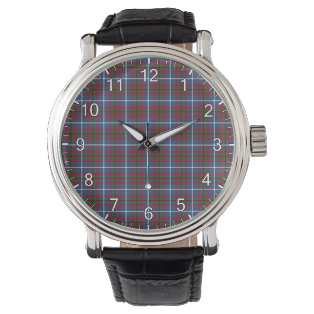 Classic Timeless Clan Dalmahoy Tartan Plaid Gift W Watch (Front)