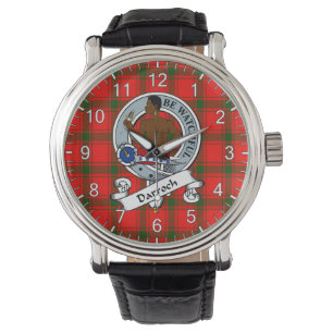 Classic Timeless Clan Darroch Badge Tartan Watch
