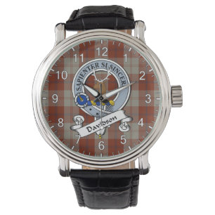 Classic Timeless Clan Davidson Dress Dancers Badge Watch
