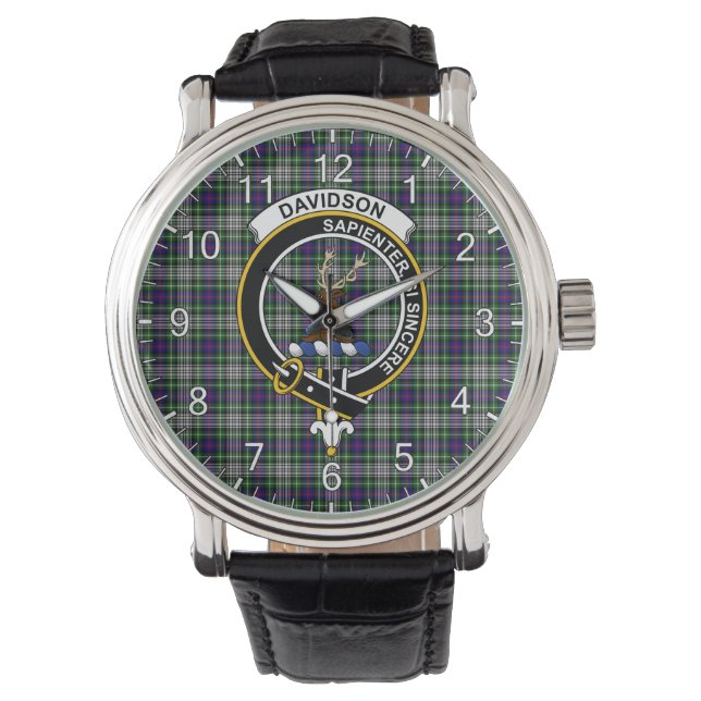 Classic Timeless Clan Davidson of Tulloch Dress Ta Watch (Front)