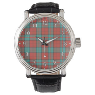 Classic Timeless Clan Dunbar Ancient Tartan Plaid Watch