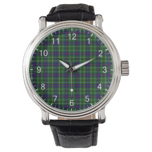 Classic Timeless Clan Duncan Modern Tartan Plaid Watch