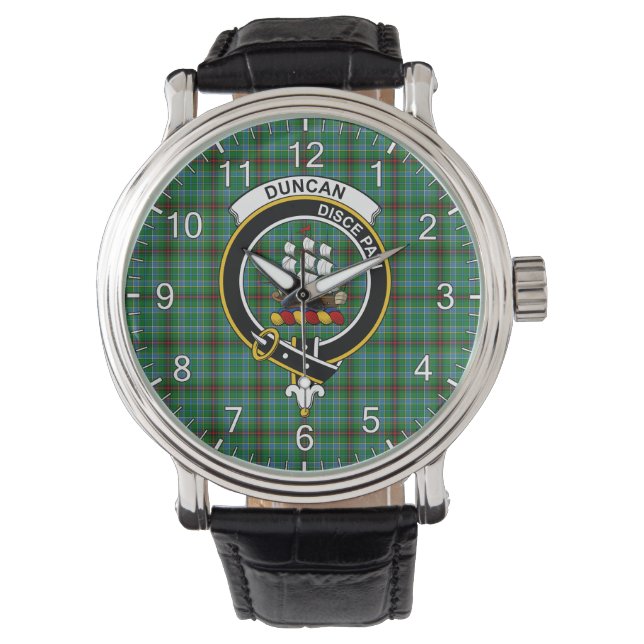 Classic Timeless Clan Duncan of Sketraw Tartan Bad Watch (Front)