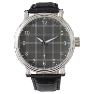 Classic Timeless Clan Eternity Tartan Plaid Gift W Watch