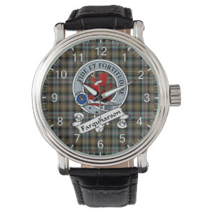 Classic Timeless Clan Farquharson Weathered Badge  Watch