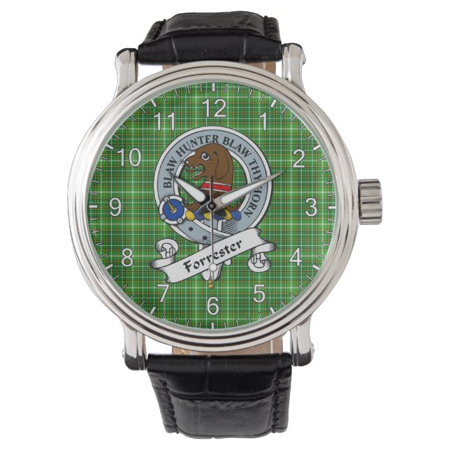 Classic Timeless Clan Forrester Hunting Badge Tart Watch (Front)