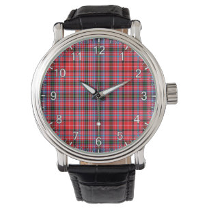 Classic Timeless Clan Udny Tartan Plaid Gift Watch