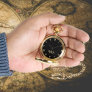 Classic Timepiece Vintage Gold Monogram Pocket Watch