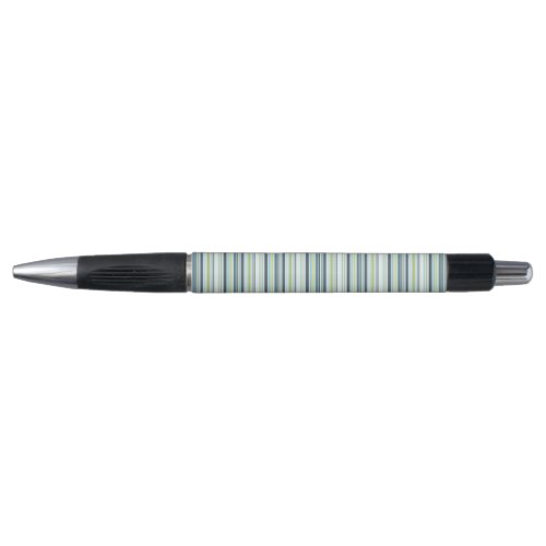 Classic Tiny Stripes in Navy Blue and Khaki Pen