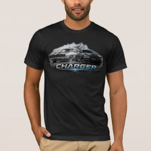 Classic to Modern Charger Muscle Car Evolution T-Shirt