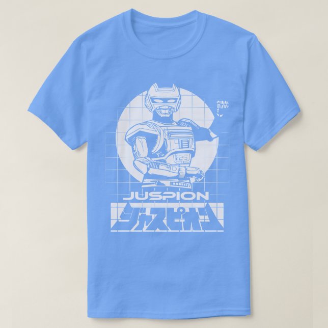 Classic Tokusatsu Metal Heroes Kyojuu Tokusou Jusp T-Shirt (Design Front)