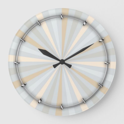 Classic Tones Harmony Spinning Wheel Decor Large Clock