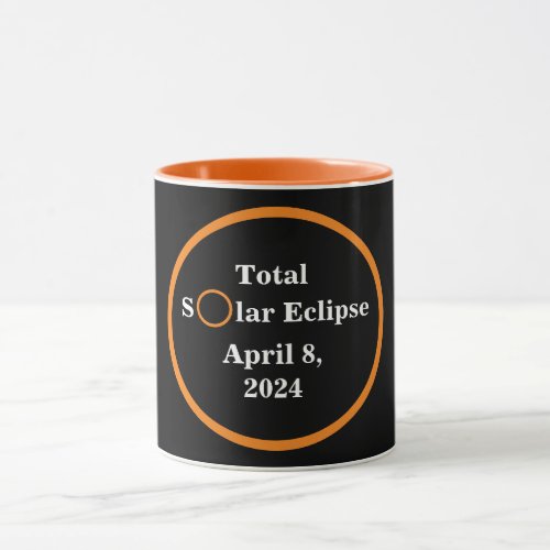 Classic Total Solar Eclipse April 8 2024  Mug