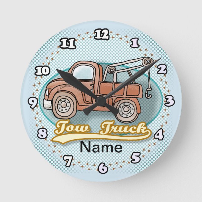 Classic Tow Truck Clock (Front)