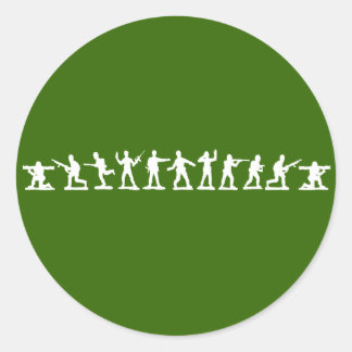 Classic Toy Soldiers Round Sticker