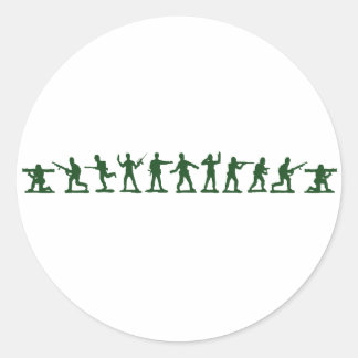 Classic Toy Soldiers Round Sticker