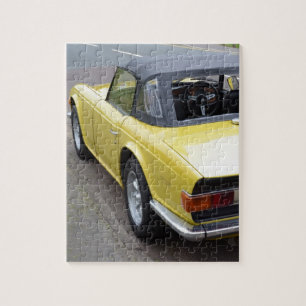 Classic TR6 Triumph Sportscar Jigsaw Puzzle