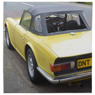Classic TR6 Triumph Sportscar Napkin