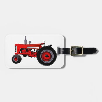 Classic Tractor Luggage Tag by Grandslam_Designs at Zazzle