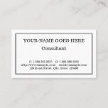 [ Thumbnail: Classic, Traditional, Bordered Business Card ]