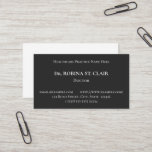 [ Thumbnail: Classic, Traditional Business Card ]