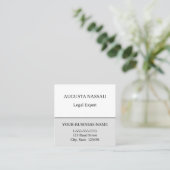 Classic, Traditional Business Card (Standing Front)
