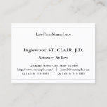 [ Thumbnail: Classic, Traditional Business Card ]
