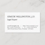 [ Thumbnail: Classic & Traditional Professional Business Card ]