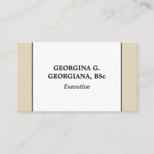 Classic & Traditional Professional Business Card