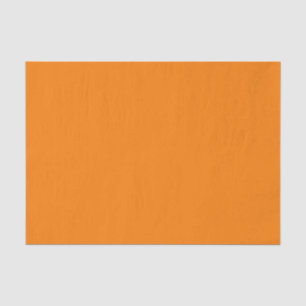Classic Traditional Pumpkin Orange Solid Color Tissue Paper